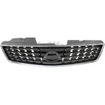 GRILLE PAINTED DARK SILVER/BLACK W/CHROME FRAME 2.0L — photo 1