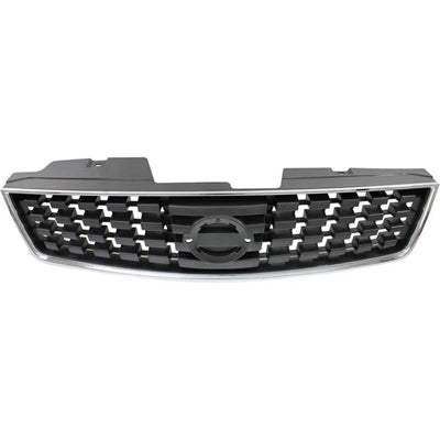 GRILLE PAINTED DARK SILVER/BLACK W/CHROME FRAME 2.0L