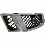 GRILLE ASSY MATTE-BLACK W/CHROME MLDG — photo 3