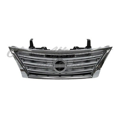 GRILLE CHROME/SILVER