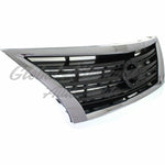 GRILLE PAINTED DARK SILVER/BLACK W/CHROME MLDG SR — photo 3