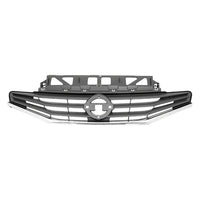 GRILLE NOTE PAINTED GRAY W/CHROME MOULDING