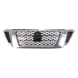 GRILLE BLACK W/CHROME FRAME W/O CAMERA HOLE
