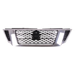 GRILLE PTD BLACK W/CHROME/CAMERA SL/PLATINUM MODEL
