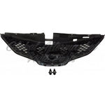 GRILLE PTD BLACK W/CHROME MOULDING W/O CAMERA — photo 1