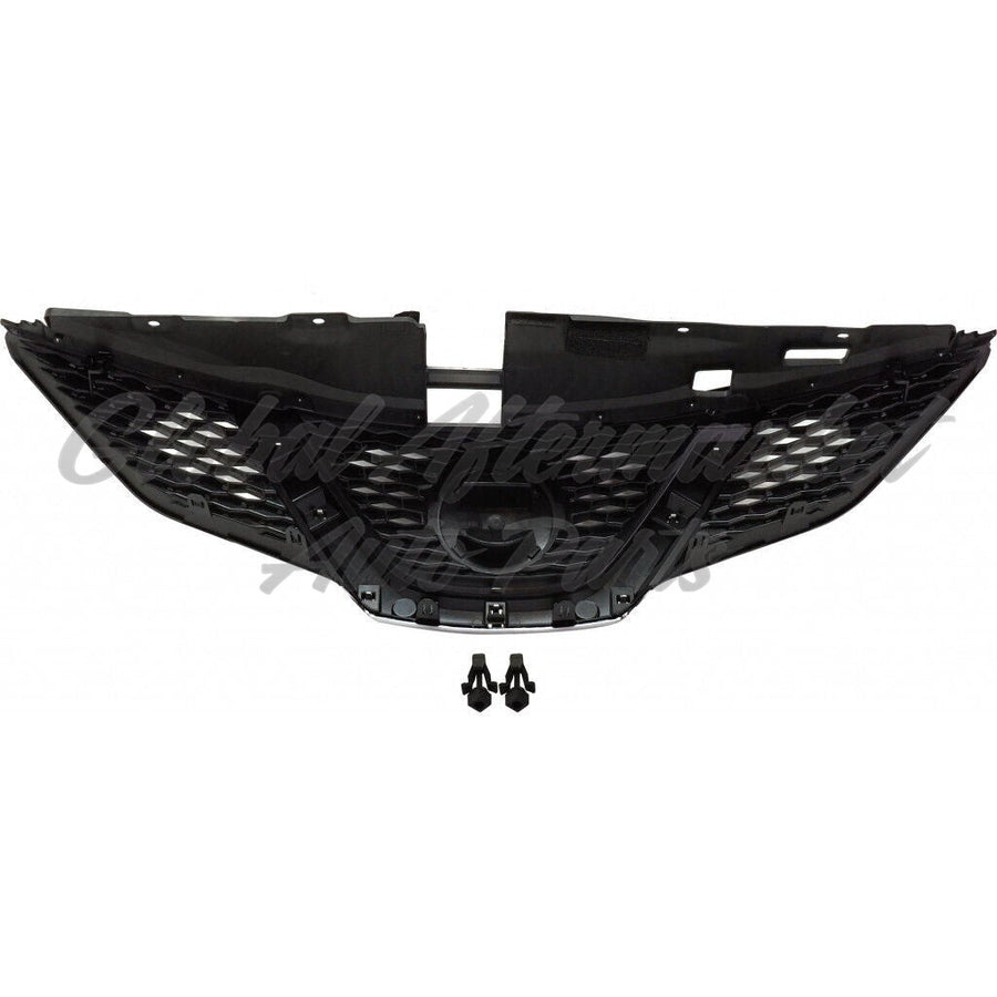 GRILLE PTD BLACK W/CHROME MOULDING W/O CAMERA