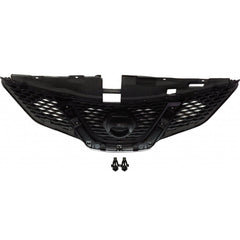 GRILLE PTD BLACK W/CHROME MOULDING W/O CAMERA