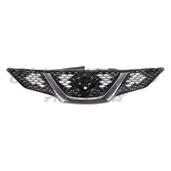 GRILLE PTD BLACK W/CHROME MOULDING W/O ADAPTIVE CRUISE W/CAMERA
