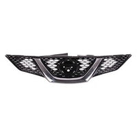 GRILLE PTD BLACK W/CHROME MOULDING W/O ADAPTIVE CRUISE W/CAMERA