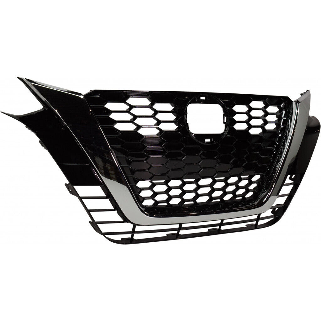 GRILLE PTD BLACK W/CHROME MOULDING W/O CAMERA S/SL/SV MODEL