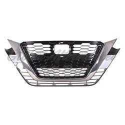 GRILLE PTD BLACK W/SMOKED MOULDING W/O CAMERA SR MODEL