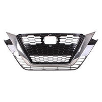 GRILLE PTD BLACK W/SMOKED MOULDING W/O CAMERA SR MODEL