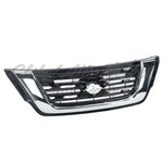 GRILLE PTD SILVER-BLACK W/O SURROUND VIEW — photo 1