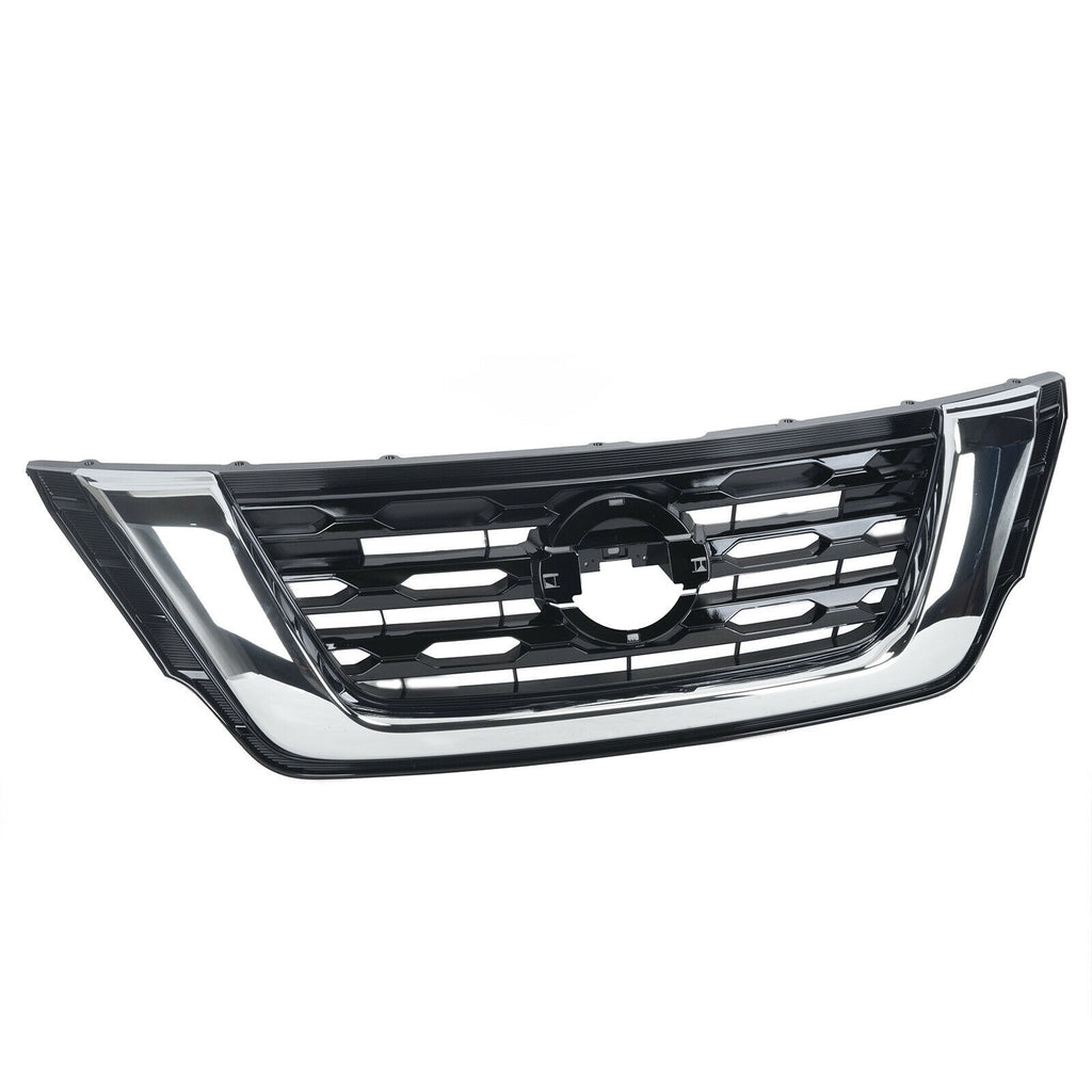 GRILLE PTD SILVER-BLACK W/O SURROUND VIEW