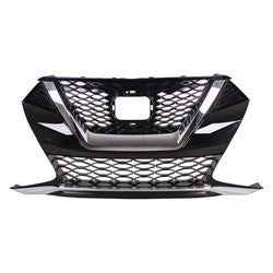 GRILLE FR PTD BLACK W/CHROME MOLDING W/O CAMERA S/SV/SL MODEL