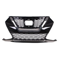 GRILLE PTD BLACK W/O CAMERA SR MODEL