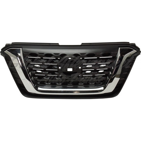 GRILLE FR MATTE BLACK W/CHROME