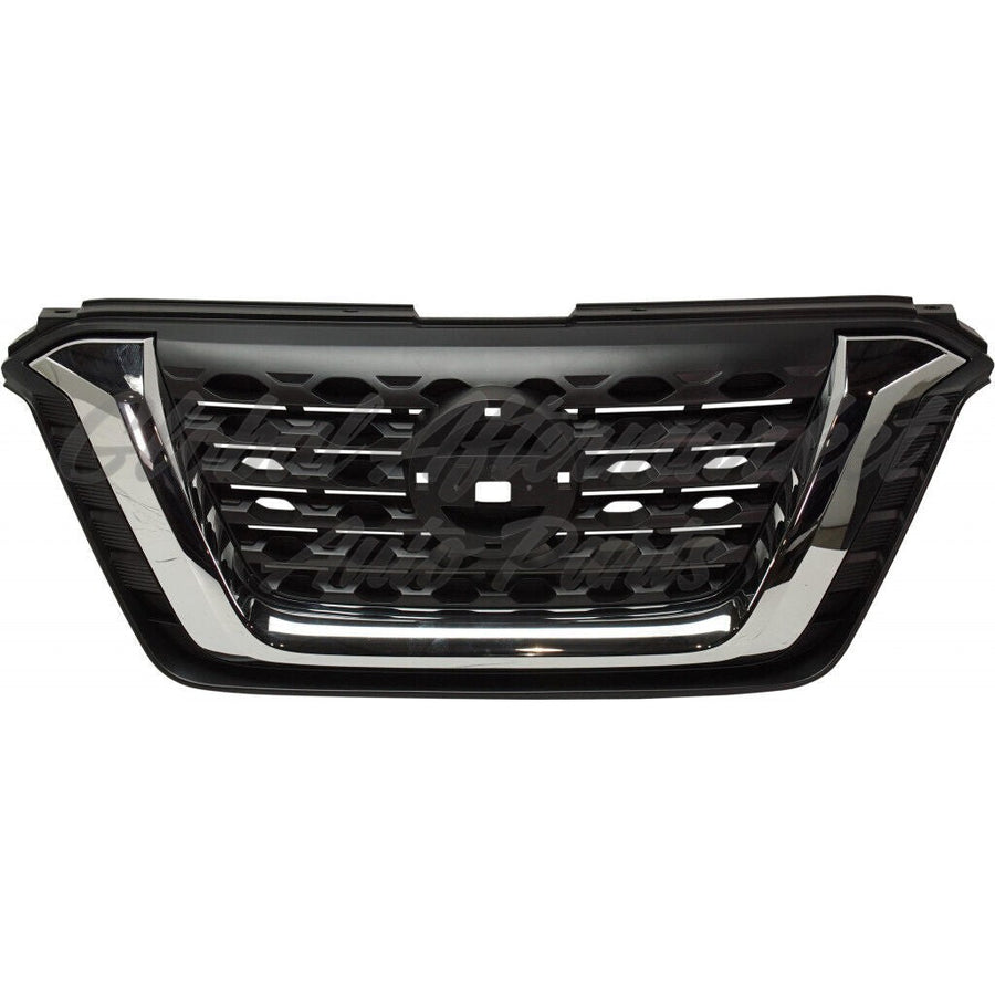 GRILLE FR MATTE BLACK W/CHROME