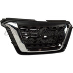 GRILLE FR MATTE BLACK W/CHROME — photo 2