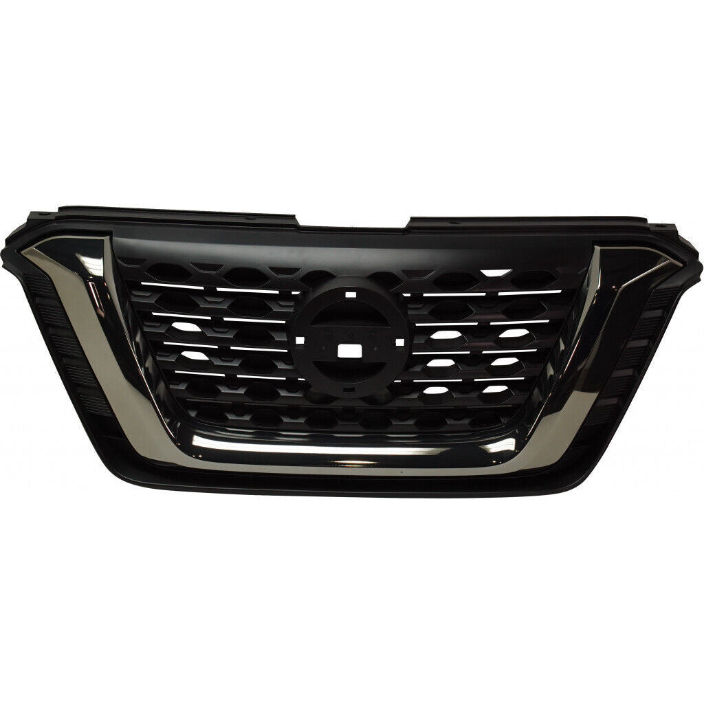 GRILLE FR MATTE BLACK W/ SMOKE CHROME