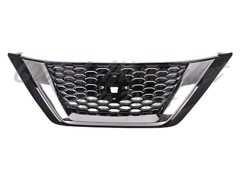 GRILLE FR PTD BLACK W/CHROME MOLDING FOR 22-24 W/O CAMERA