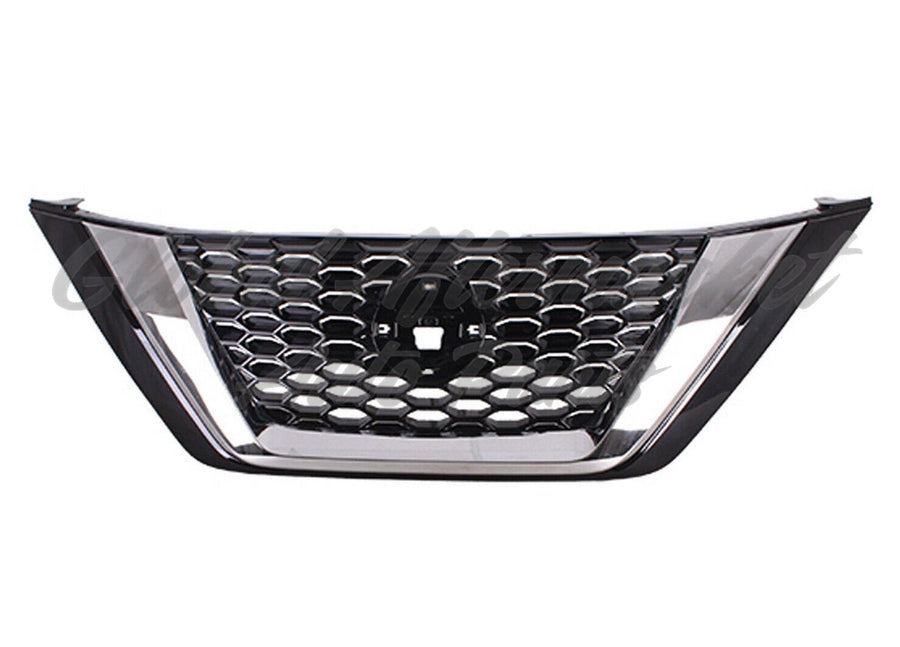 GRILLE FR PTD BLACK W/CHROME MOLDING FOR 22-24 W/O CAMERA