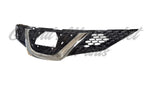 GRILLE FR PTD BLACK W/CHROME MOLDING W/O CAMERA — photo 2