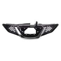 GRILLE FR PTD BLACK W/CHROME MOLDING W/O CAMERA