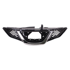 GRILLE FR PTD BLACK W/CHROME MOLDING W/O CAMERA