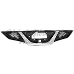 GRILLE FR PTD BLACK W/CHROME MOLDING/CAMERA — photo 2