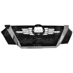 GRILLE BRIGHT BLACK/CHROME W/O CAMERA W/TOW COVER S/SV MODEL