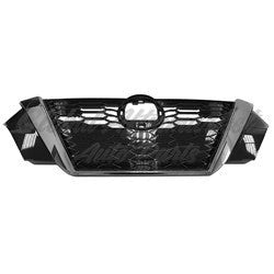 GRILLE FR BRIGHT BLACK DARK CHROME W/O CAMERA W/TOW COVER SR MODEL