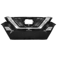GRILLE FR BRIGHT BLACK W/ CHROME MOLDING/CAMERA SL MODELS