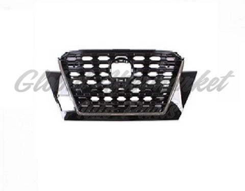GRILLE FR PTD BLACK W/SMOKED CHROME MOLDING W/CAMERA SR