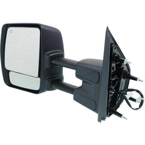 DOOR MIRROR LH POWER CHROME HTD W/TOW