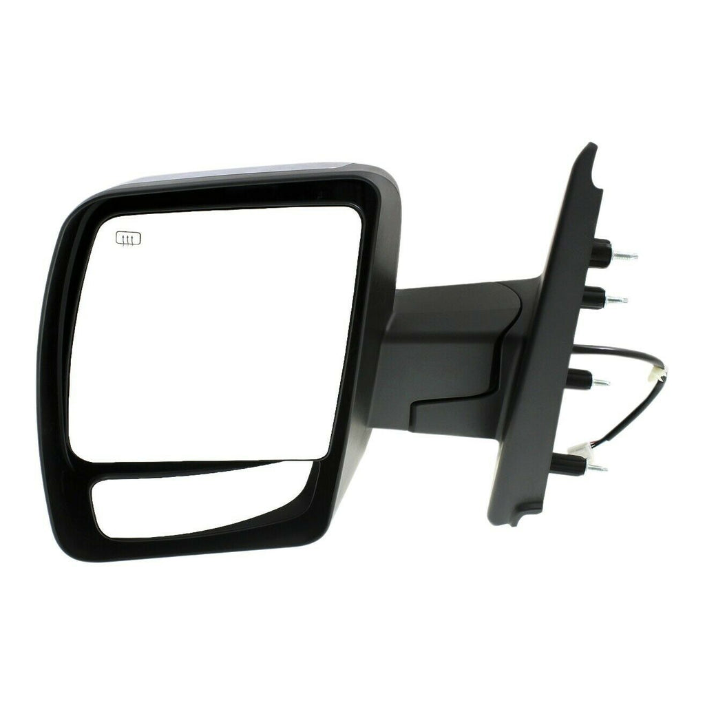 DOOR MIRROR LH POWER CHROME HTD