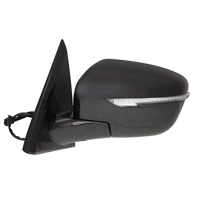 DOOR MIRROR LH POWER HTD MANUAL FOLDING W/SIGNAL W/O CAMERA PTM