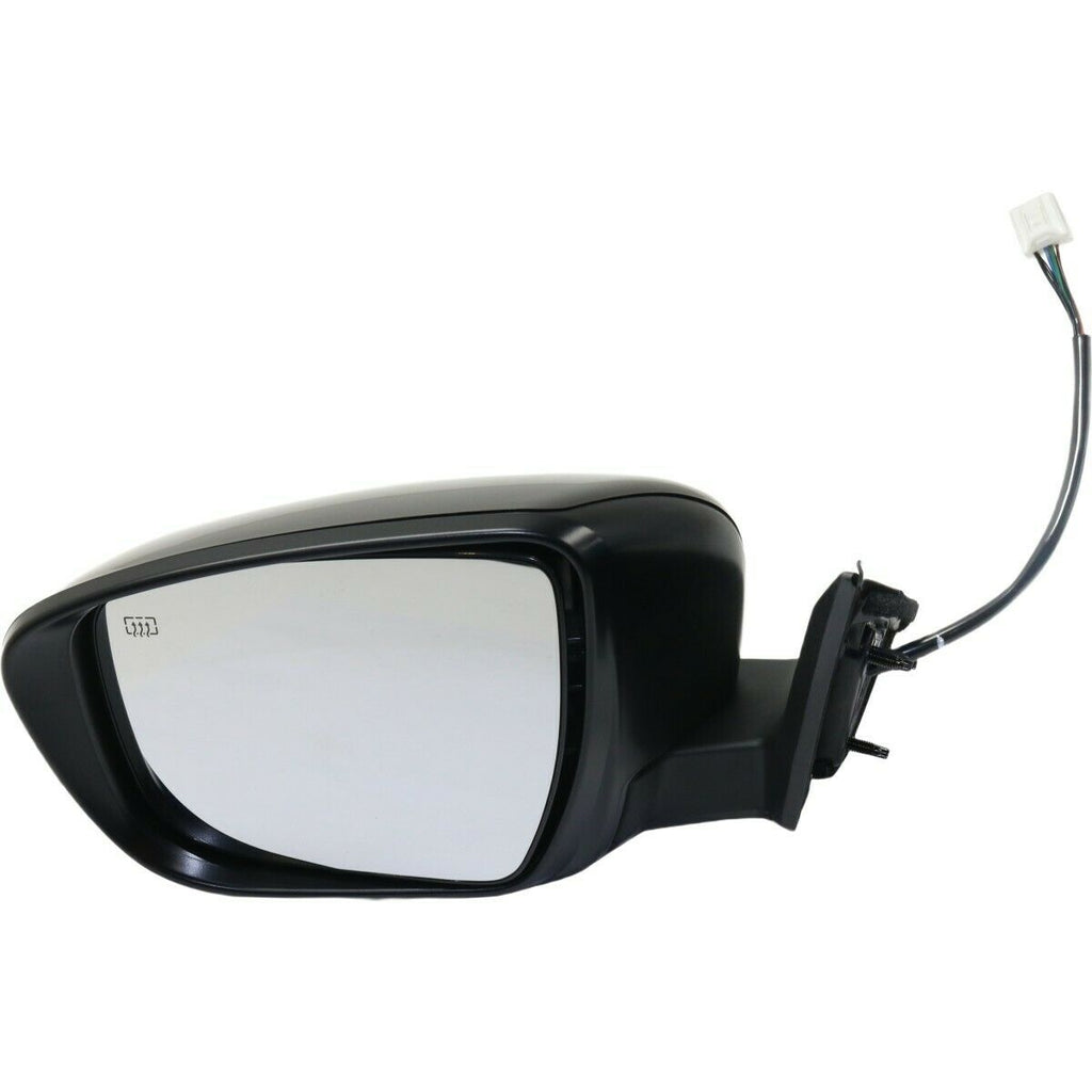 DOOR MIRROR LH POWER HTD W/CHROME BASE/PTM COVER/SIGNAL USA BUILT