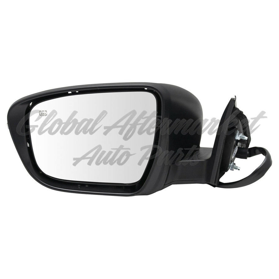 DOOR MIRROR LH POWER HTD WITH SIDE VIEW CAMERA/TURN SIGNAL/NON-PAINTABLE BLACK CAP