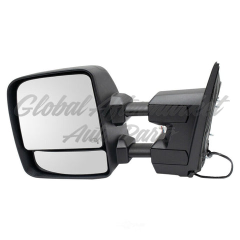 DOOR MIRROR LH POWER HTD TEXTURED BLACK W/O DIMMING GLASS W/SIGNAL/PUDDLE LAMP/TOW STYLE