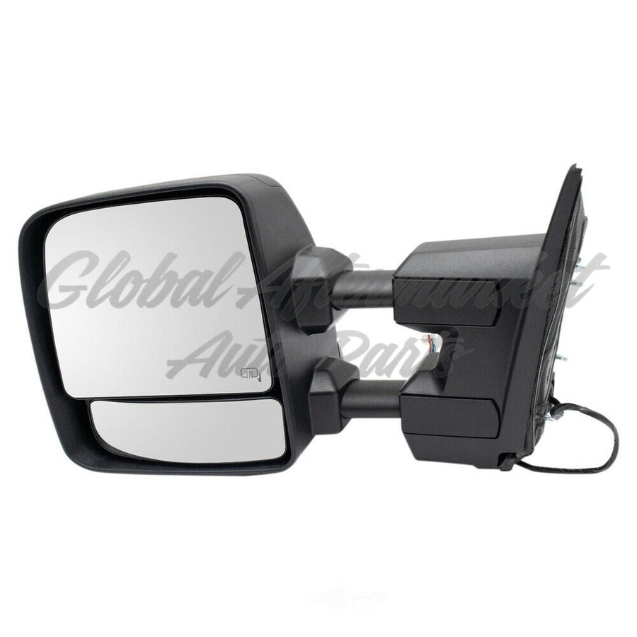 DOOR MIRROR LH POWER HTD TEXTURED BLACK W/O DIMMING GLASS W/SIGNAL/PUDDLE LAMP/TOW STYLE