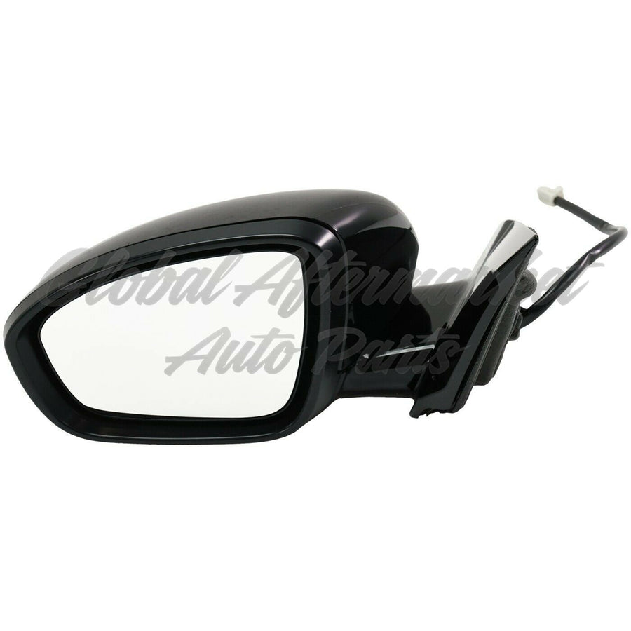 DOOR MIRROR LH POWER HTD GLOSS BLACK W/SIGNAL
