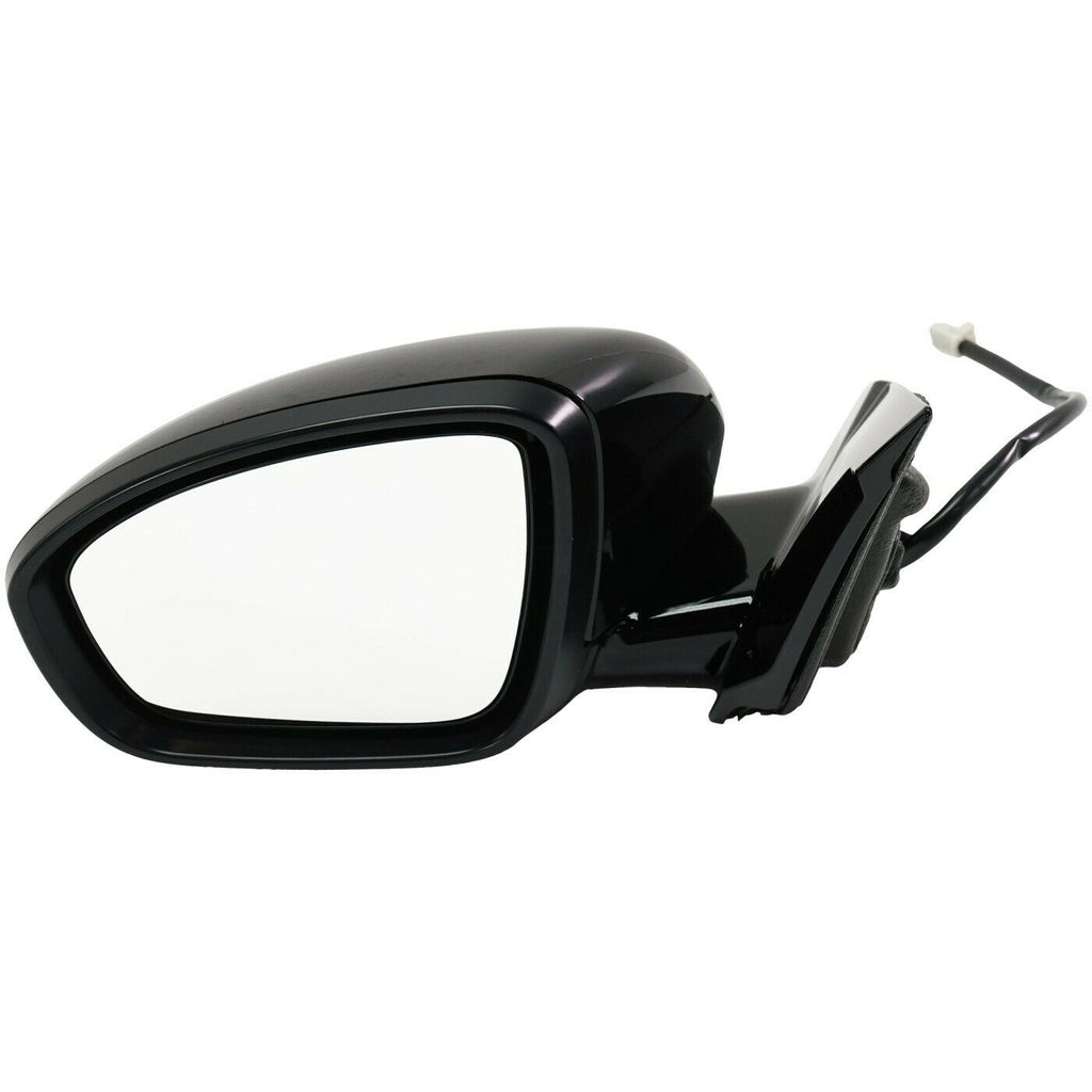 DOOR MIRROR LH POWER HTD GLOSS BLACK W/SIGNAL