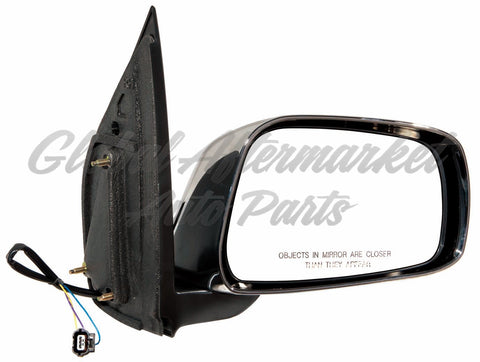 DOOR MIRROR RH POWER EXTENDED CAB LE CHROME