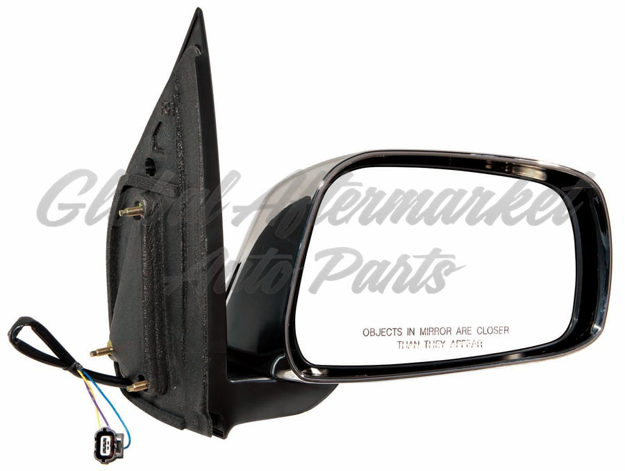 DOOR MIRROR RH POWER EXTENDED CAB LE CHROME