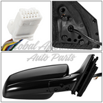 DOOR MIRROR RH POWER MEMORY COVER W/SMART ENTRY BLACK — photo 3