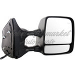 DOOR MIRROR RH POWER HTD MEMORY W/BIG TOW PKG CHROME FOR LE MODEL 04-15/SL 2014 — photo 2