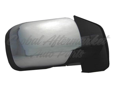 DOOR MIRROR RH POWER CHROME SV W/O TOW