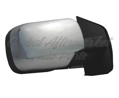 DOOR MIRROR RH POWER CHROME SV W/O TOW