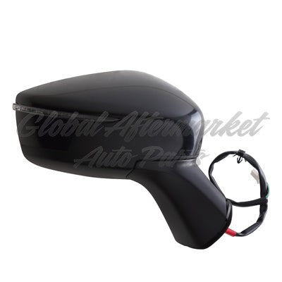 DOOR MIRROR RH POWER W/LED TURN SIGNAL MANUAL FOLDING PTM SR